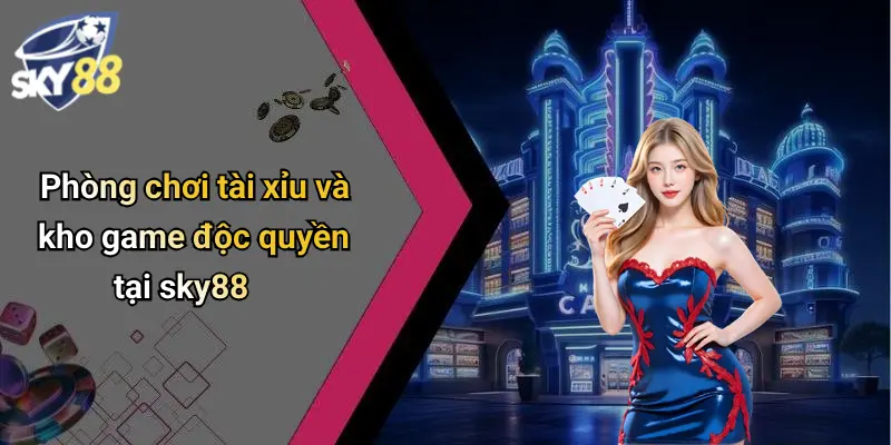 Phòng chơi tài xỉu và kho game độc quyền tại sky88